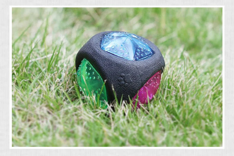 lowBounce™ Flashing Dog Toy Ball