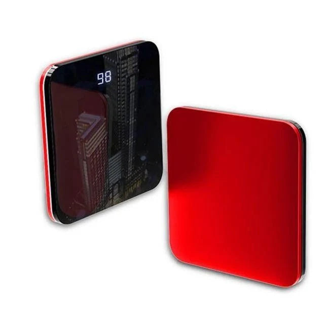 ⚡ Ultra-Thin Mirror Mini Charging Treasure
