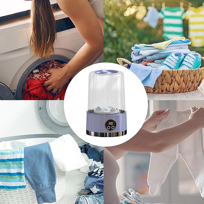 SwiftWash™ – Portable Mini Washer
