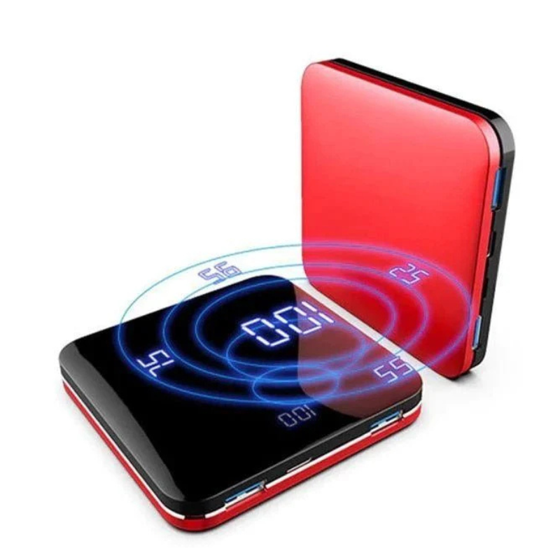 ⚡ Ultra-Thin Mirror Mini Charging Treasure