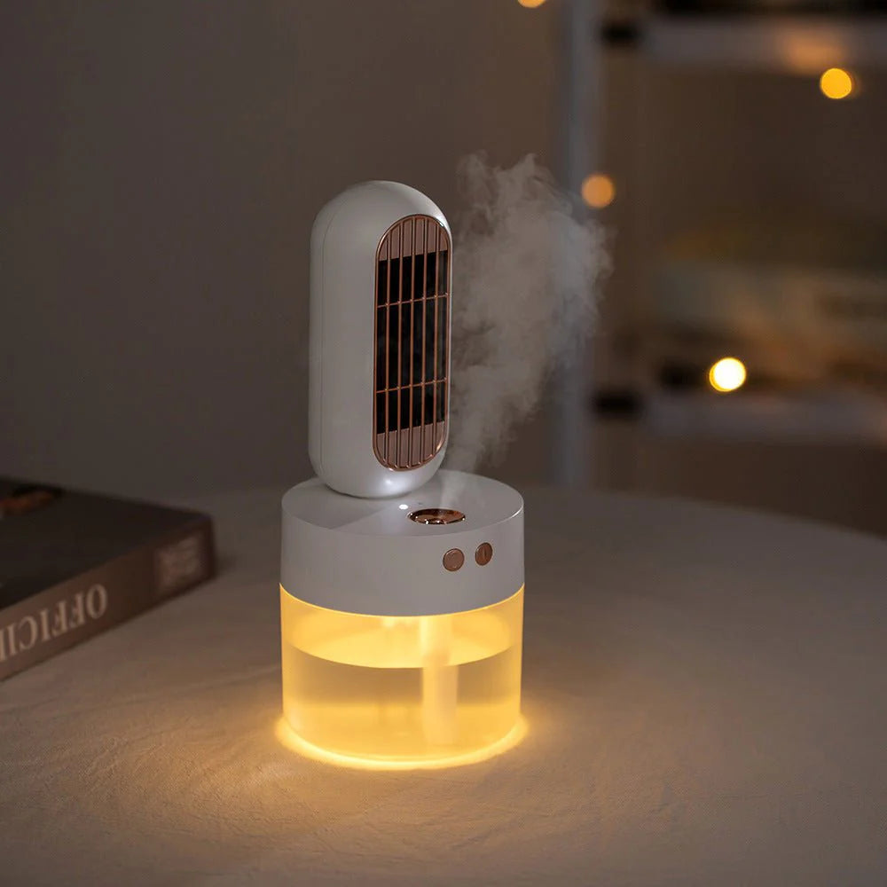 BreezeMist™ Mini Humidifier Fan